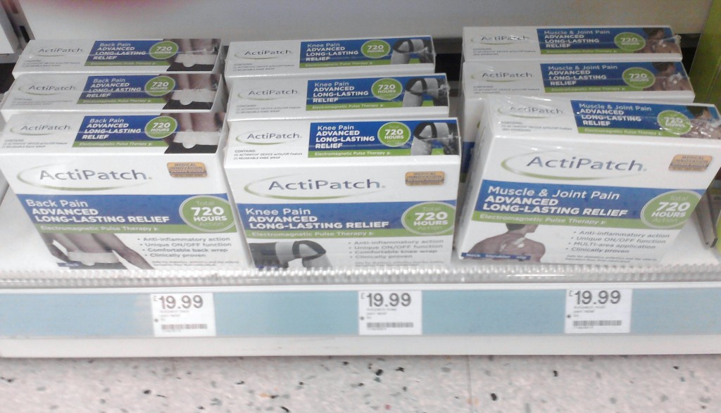 ActiPatch in Boots Stores 2