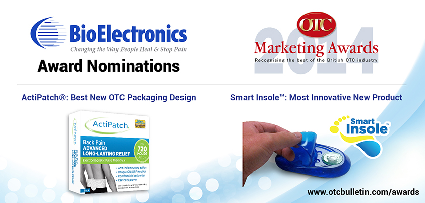 ActiPatch® and Smart Insole™ Pain Relief Products Nominated for Marketing Awards by the OTC Bulletin